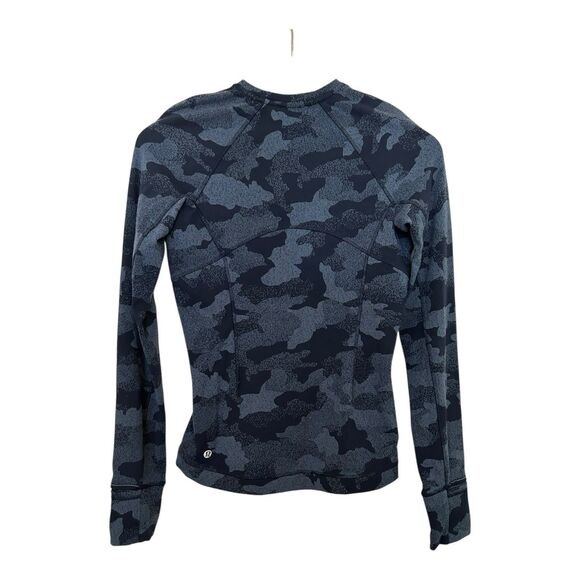 Lululemon Its Rulu Run Long Sleeve Camo Fleece Lined NWT Sz 4 - Picture 5 of 5
